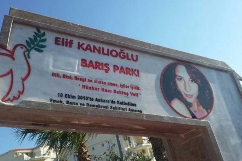 ‘Elif Kanlıoğlu Barış Parkı’ açılıyor