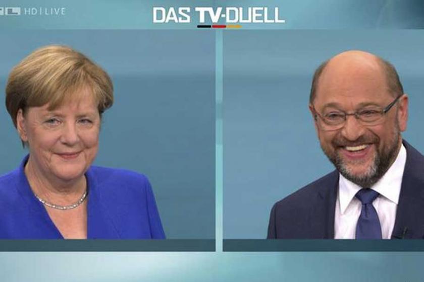 Merkel ve Schulz'un düellosunda Türkiye gündemi