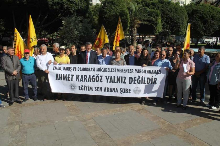 Adana’da Eğitim Sen eski Genel Başkanı hakim karşısında 