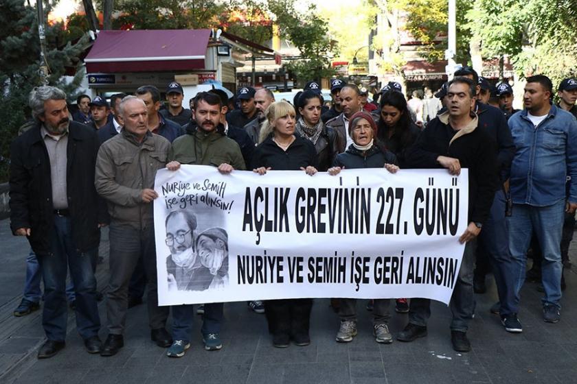 Polis Yüksel eylemine 347. günde yine saldırdı: 7 gözaltı