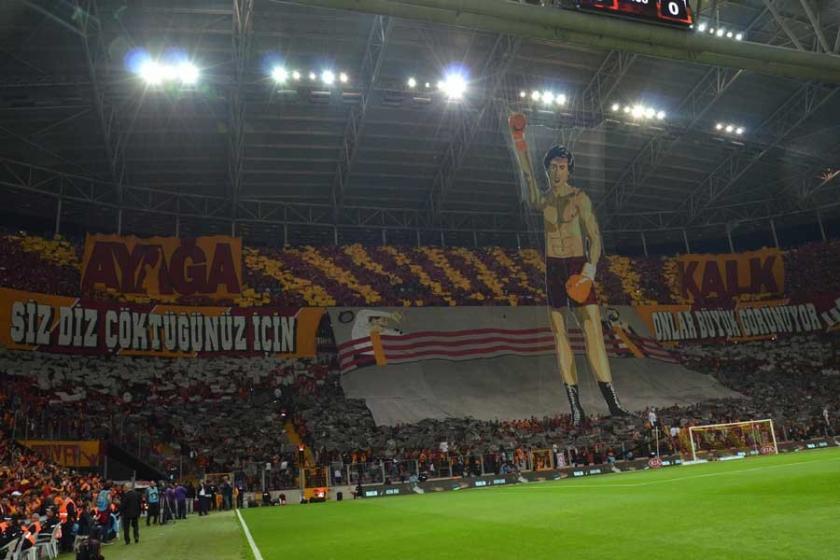 Galatasaray tribünündeki koreografiye soruşturma!