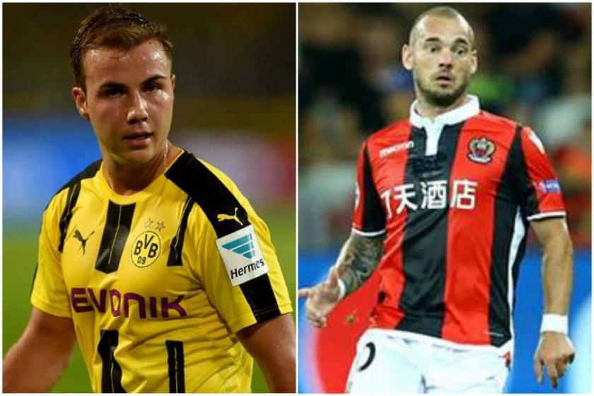 Mario Götze 6 hafta, Sneijder 1 ay sahalardan uzak!