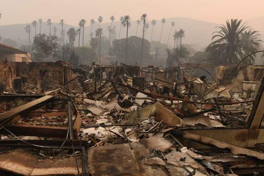 California'daki yangını kontrol altına alma çabaları sürüyor