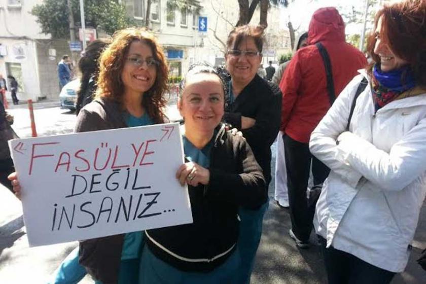 Yemekhane işçileri: Fasulye, nohut tanesi gibi görülüyoruz