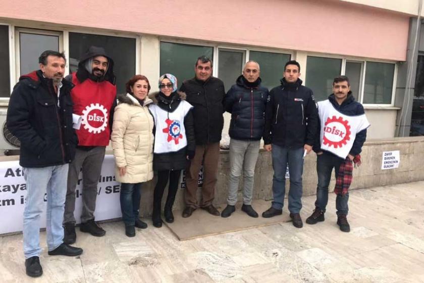 SES’ten işten atılan Dişkaya’ya destek ziyareti