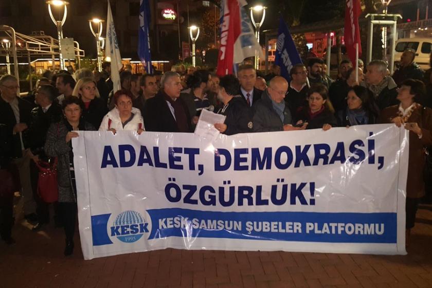 KESK Samsun Şubeler Platformu: KHK'leri iptal edin