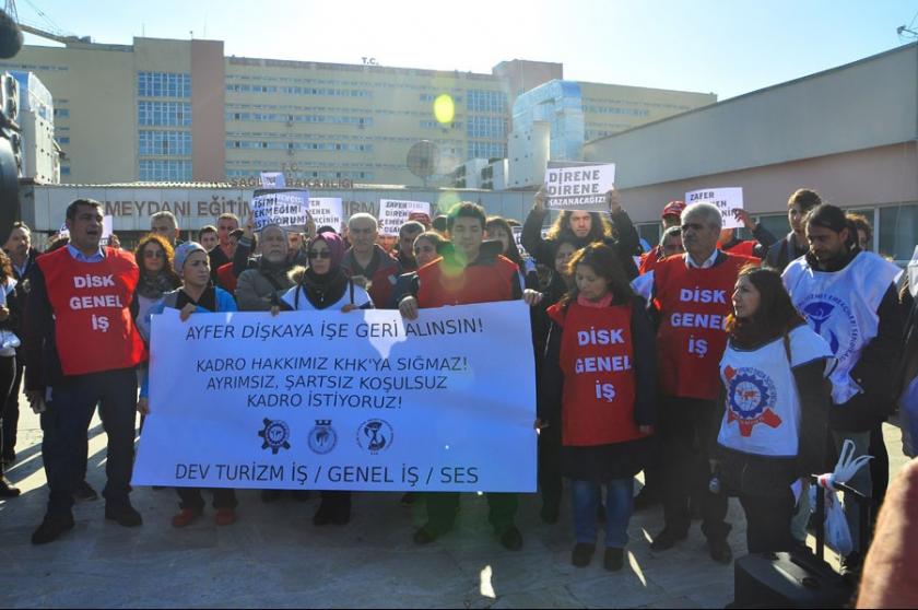 'Kadro hakkımız KHK'ye sığmaz'