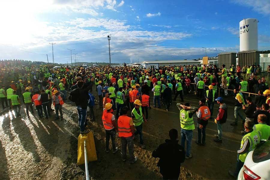 British trade unionists urge Turkish government to release construction workers