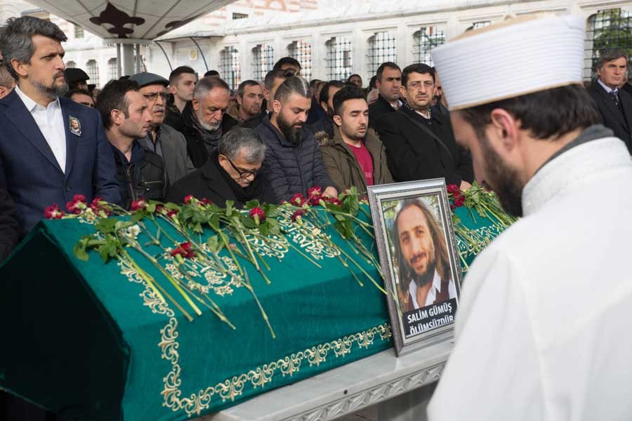 HDP Tekirdağ Eşbaşkanı Salih Gümüş toprağa verildi