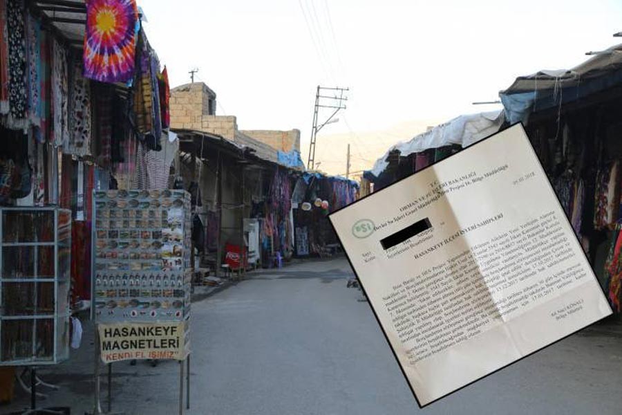 Hasankeyf'te esnaf dükkanlarını boşaltmak istemiyor