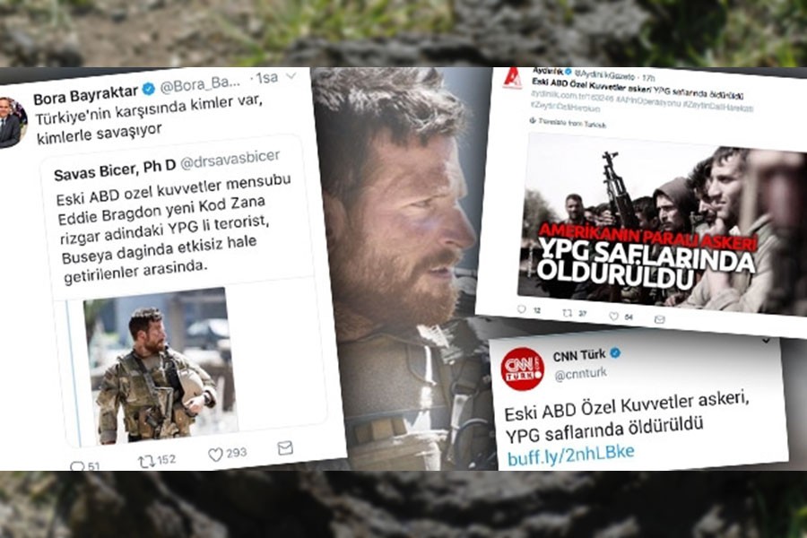 ABD’li oyuncuyu ‘öldürülen YPG’li diye haber yaptılar