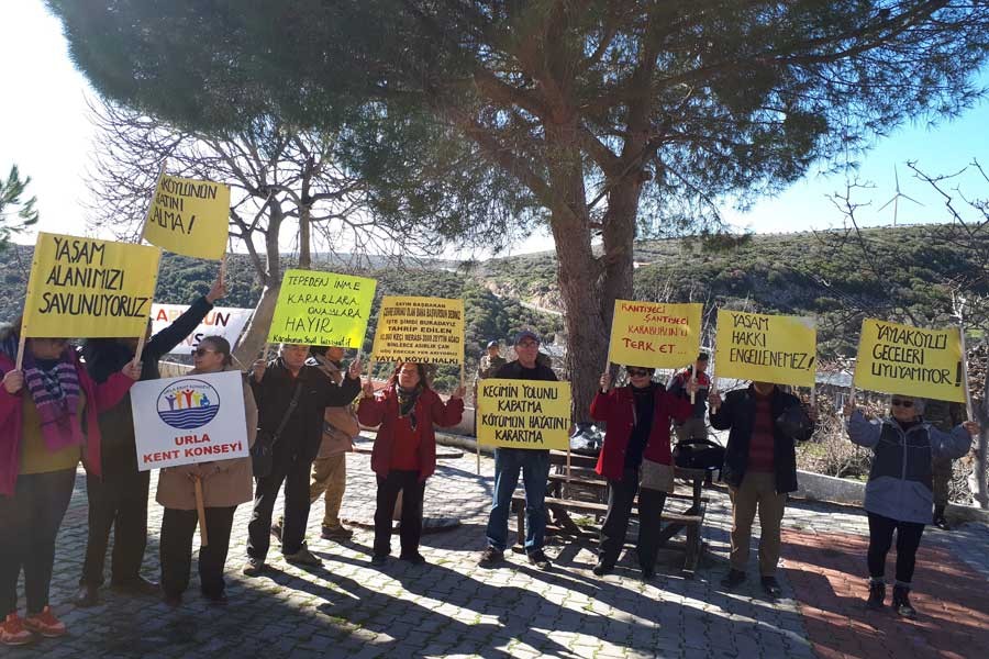 Karaburunlular RES için ÇED toplantısı yaptırmadı