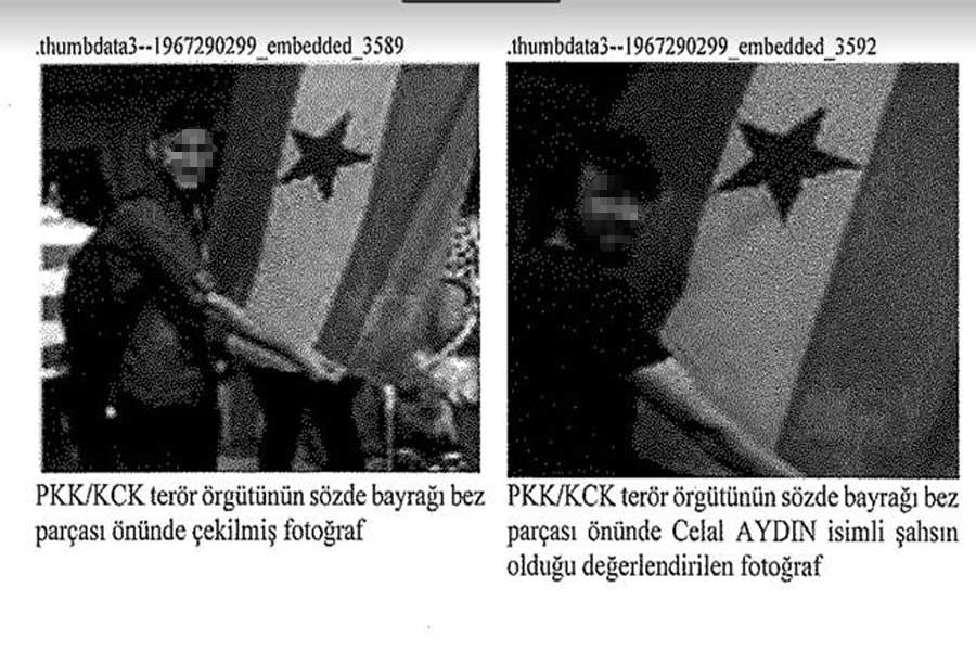 Savcı, Gana bayrağını PKK bayrağı yaptı