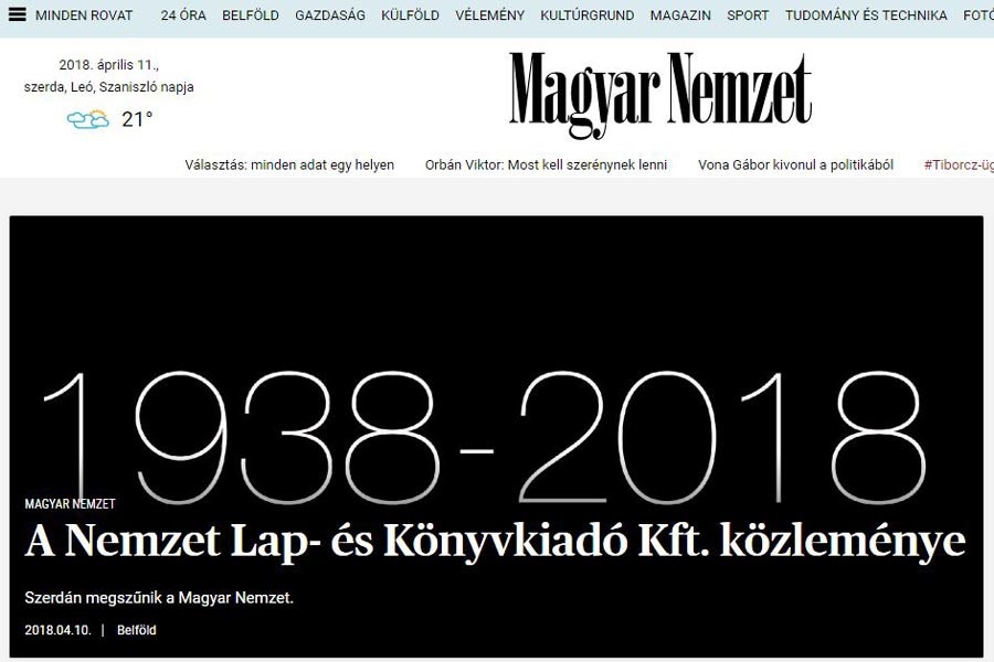 Macaristan'da seçimlerin ardından 'muhalif' gazete ve radyo kapandı