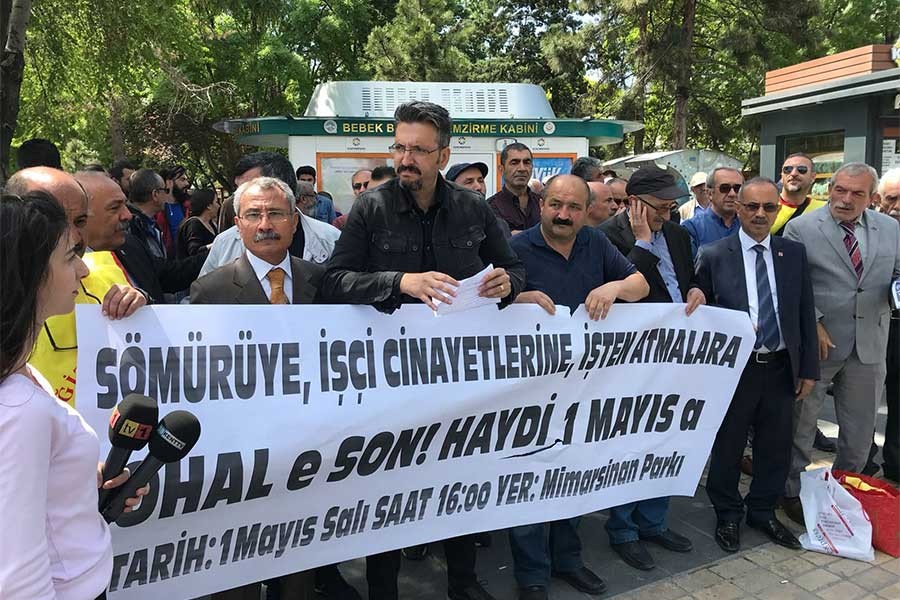 Kayseri’de Türk-İş 1 Mayıs’ı böldü