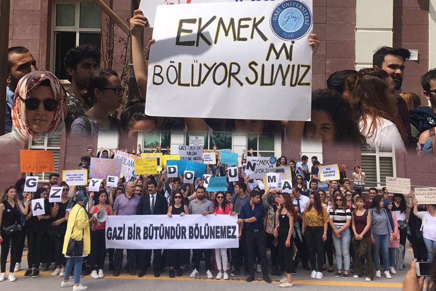 Ankara'da Hacı Bayram Veli Üniversitesi sorunlarla açıldı