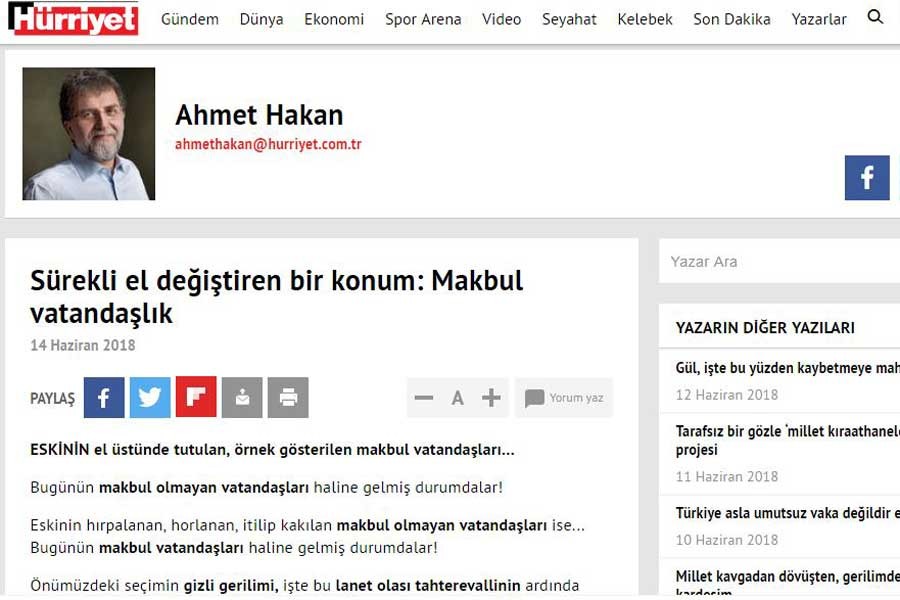 Ahmet Hakan'dan Gökçek'e: Erdoğan aleyhinde çalışır diye düşünmüştüm