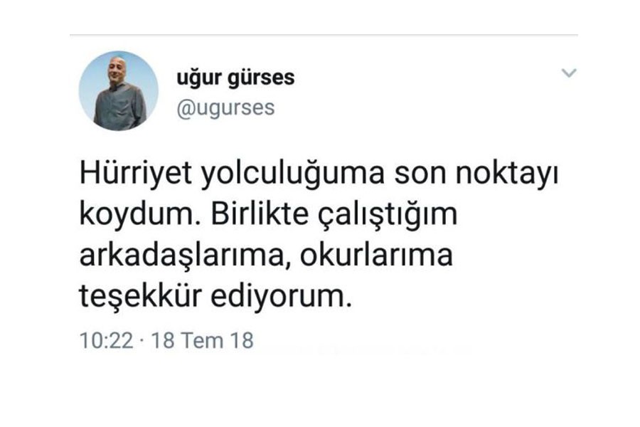 Uğur Gürses'in Hürriyet’ten ayrılma nedeni SPK yazısının sansürlenmesi