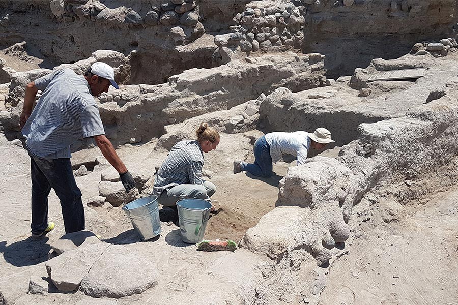 Kınık Höyük’te bir  tapınak daha bulundu