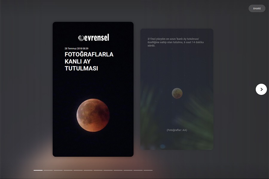 Türkiye ve dünyadan kanlı ay tutulması manzaraları