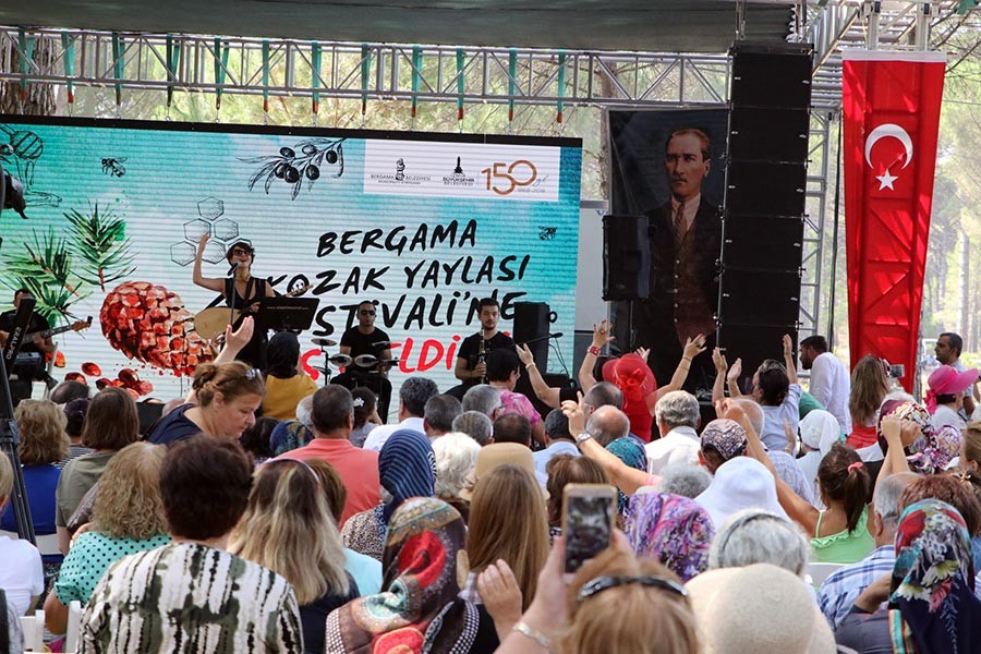 Bergama Kozak Yaylası Festivali'nin ilki gerçekleştirildi