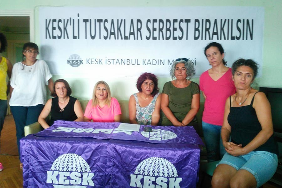 KESK İstanbul Kadın Meclisi: İşini istemek suç değildir