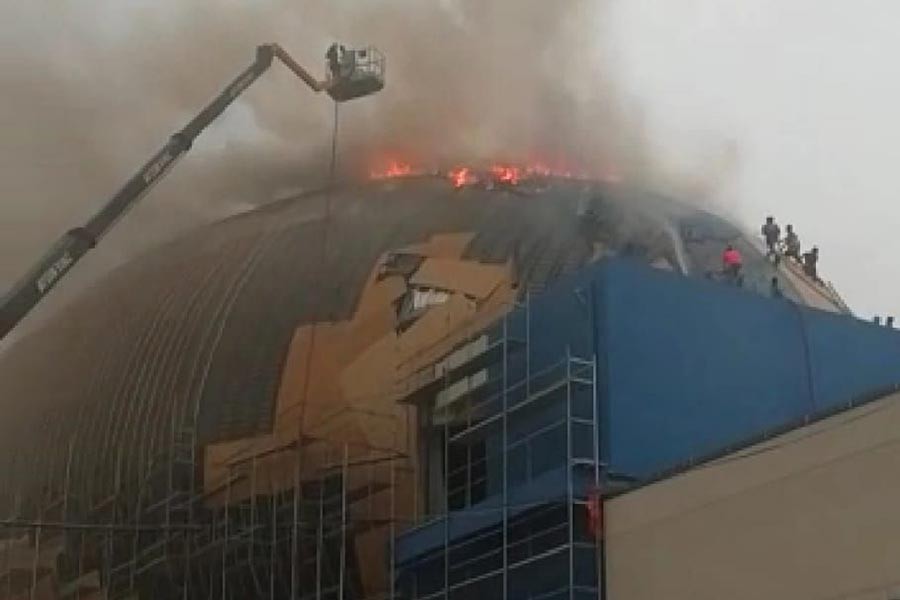 Bursa Bilim ve Teknoloji Merkezi'nde yangın