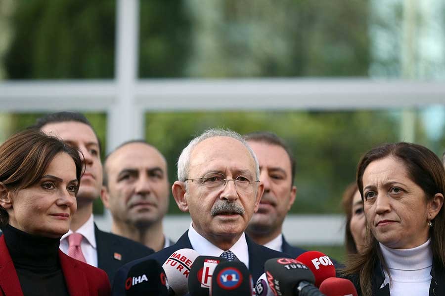 CHP Genel Başkanı Kemal Kılıçdaroğlu, DİSK'i ziyaret etti