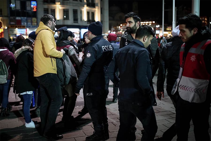 İstanbul'da yılbaşı gecesi 89 bin 140 kişi sorgulandı