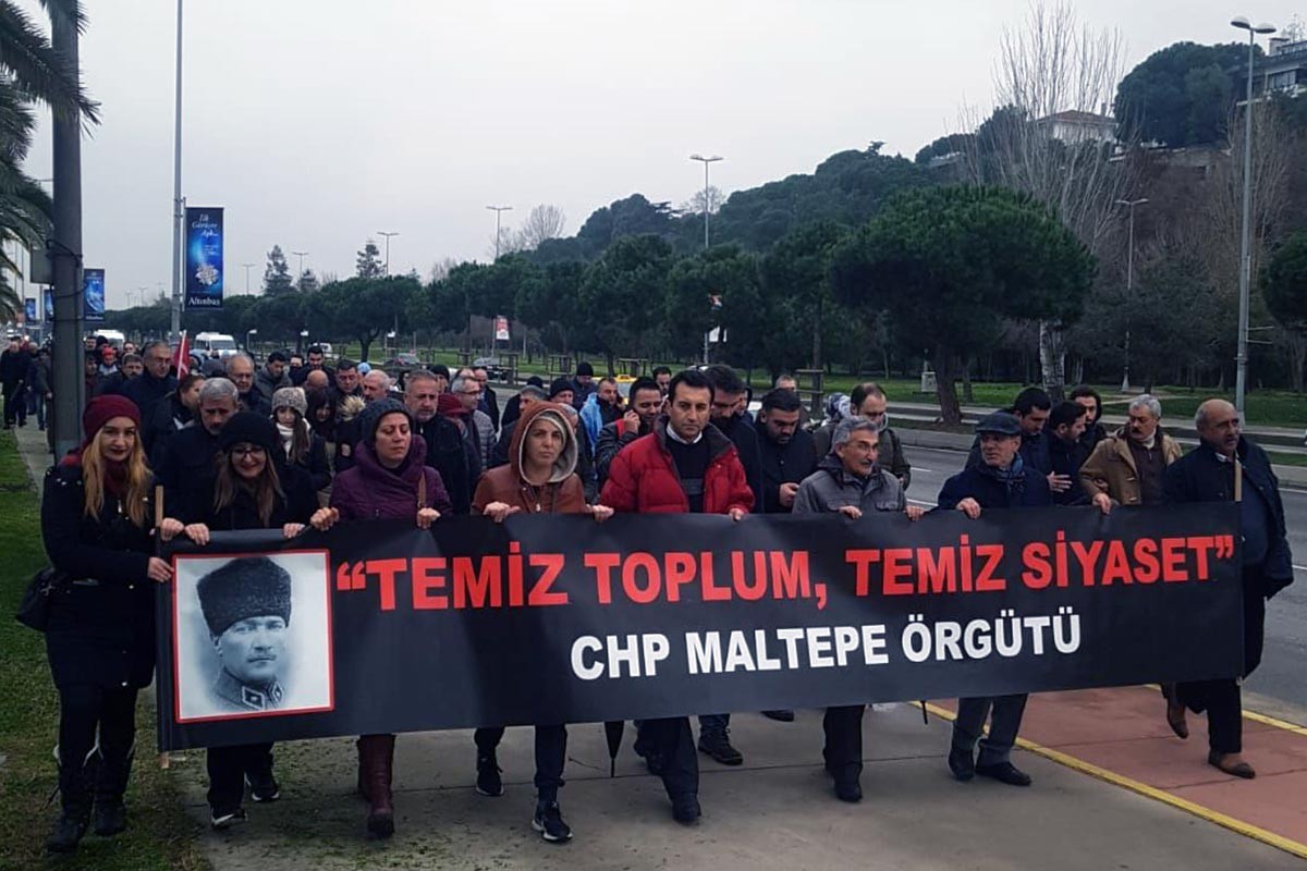 CHP’lilerden ‘temiz siyaset’ yürüyüşü