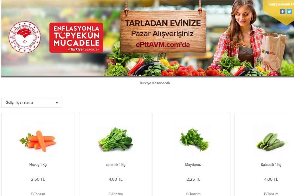 Online tanzim satışı başladı: Soğanın kilosu 5 lira 70 kuruşa geliyor