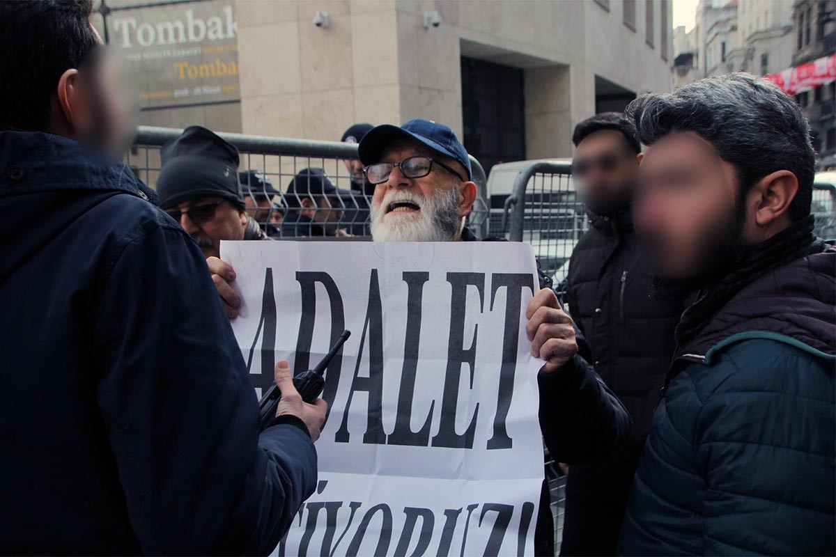 Galatasaray’da eylem yapmak isteyen TAYAD üyesi gözaltına alındı