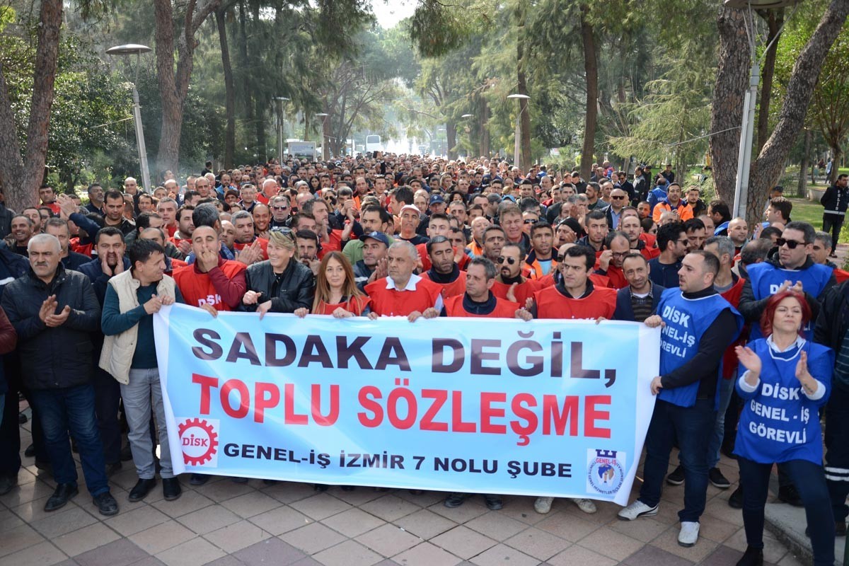 Bornova Belediyesine grev kararı asıldı