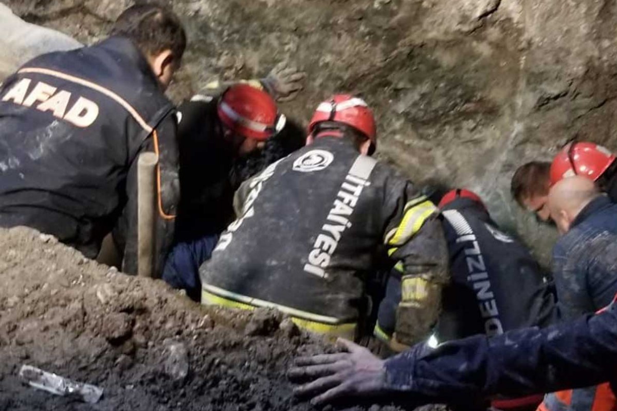 Denizli'de Honaz Tüneli'nde iş cinayeti meydana geldi