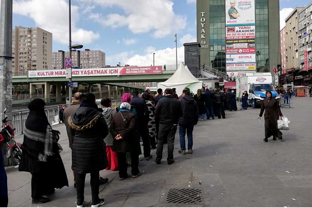 Seçim günü tanzim kuyruğu