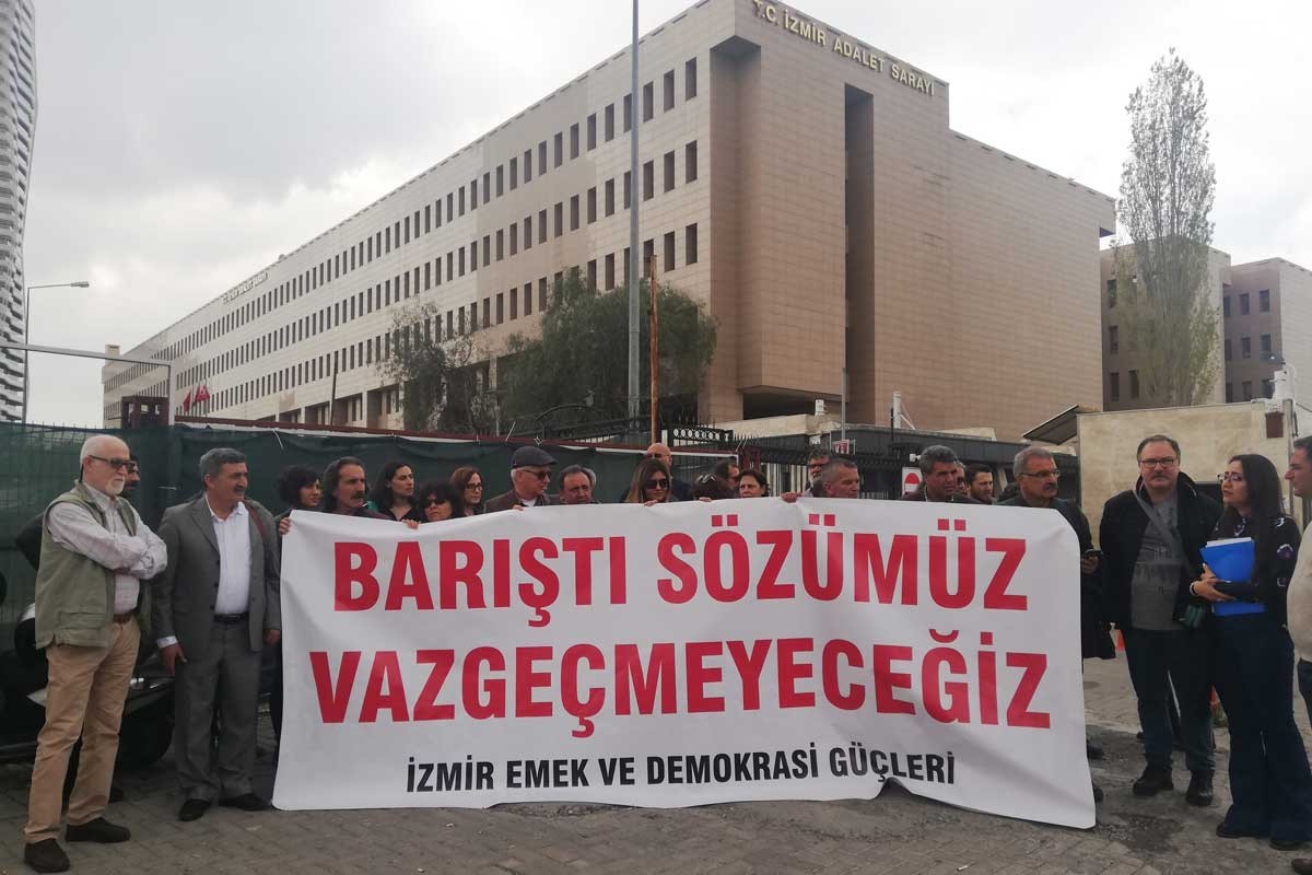 Barış imzacısı Erkin Başer'in yargılanmasında yetkisizlik kararı