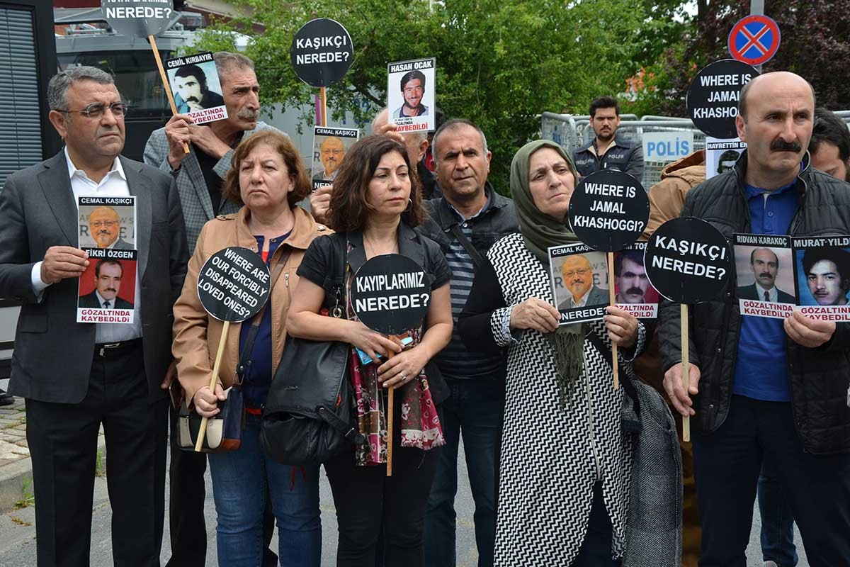 Kayıplar Haftası etkinlikleri Kaşıkçı'nın kaybedildiği yerde başladı