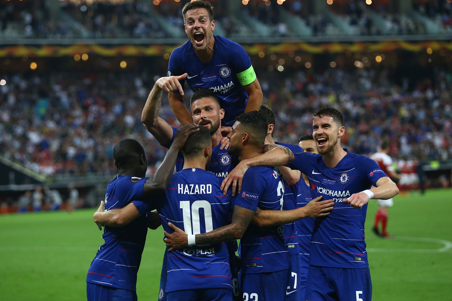 Arsenal'i 4-1 yenen Chelsea, UEFA Avrupa Ligi Şampiyonu oldu