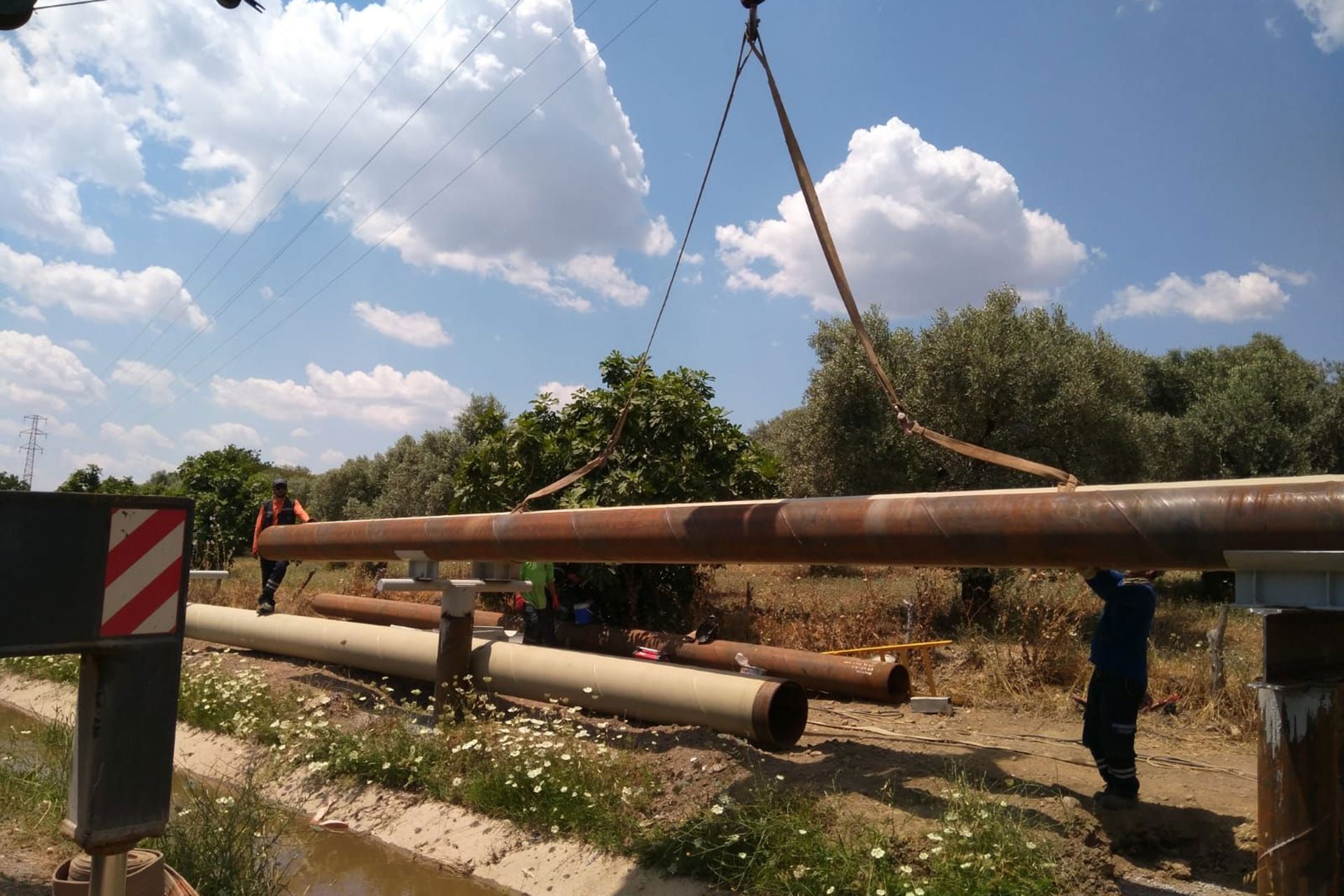 Efeler Belediyesi Yılmazköy Mahallesi'ndeki JES çalışmasını durdurdu