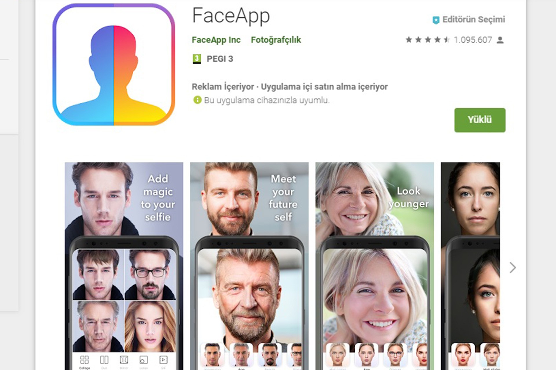 FaceApp'e yüklediğiniz fotoğrafınızı billboardda görürseniz şaşırmayın