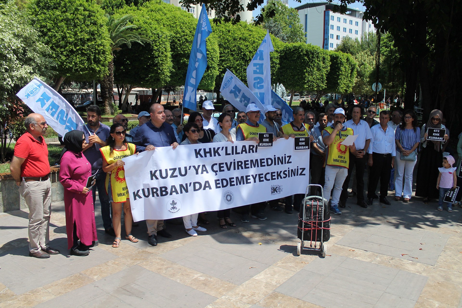 KHK mağdurları: İktidarın siyasi kurbanı olmayacağız