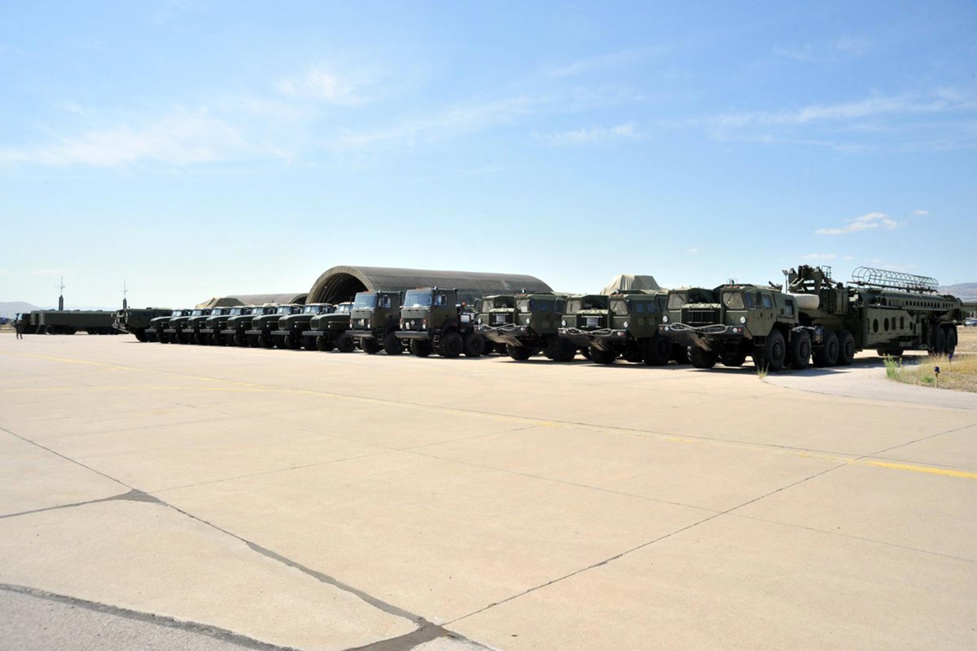 S-400 Füze Savunma Sisteminin ikinci batarya malzemelerinin intikali tamamlandı