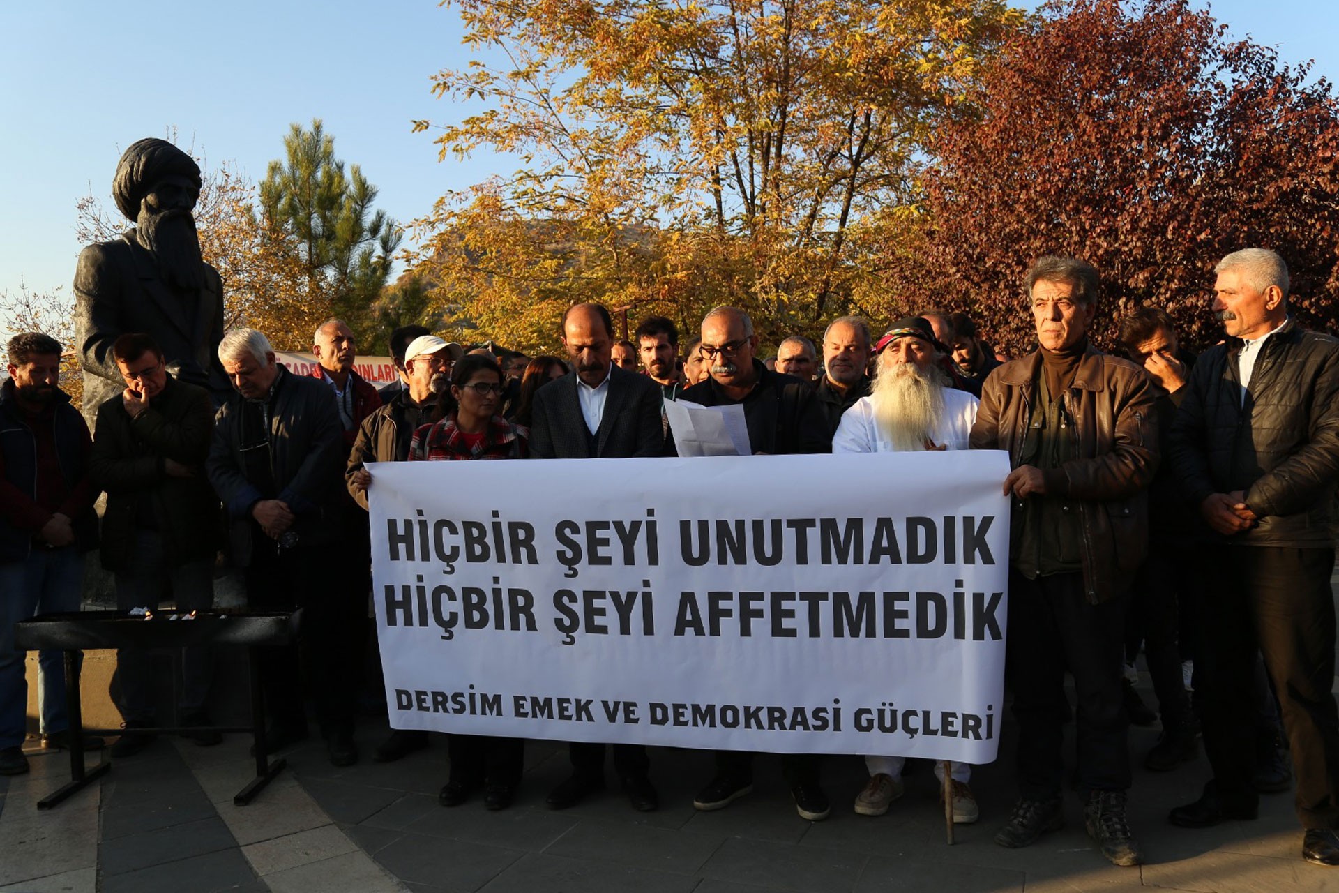 Dersim Emek ve Demokrasi Güçlerinin düzenlediği Seyit Rıza anması