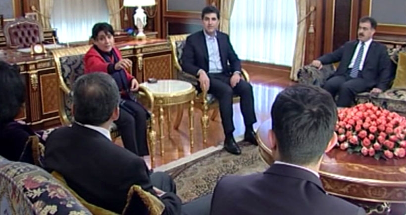 Neçirvan Barzani, Önder ve Zana ile bir araya geldi