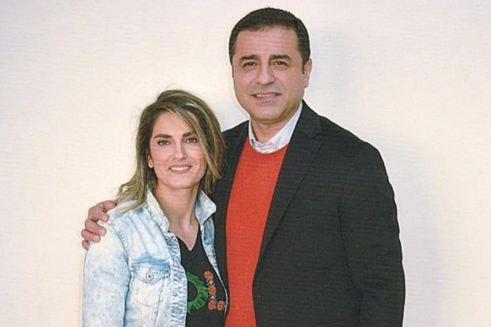 Başak Demirtaş (solda) ve Selahattin Demirtaş