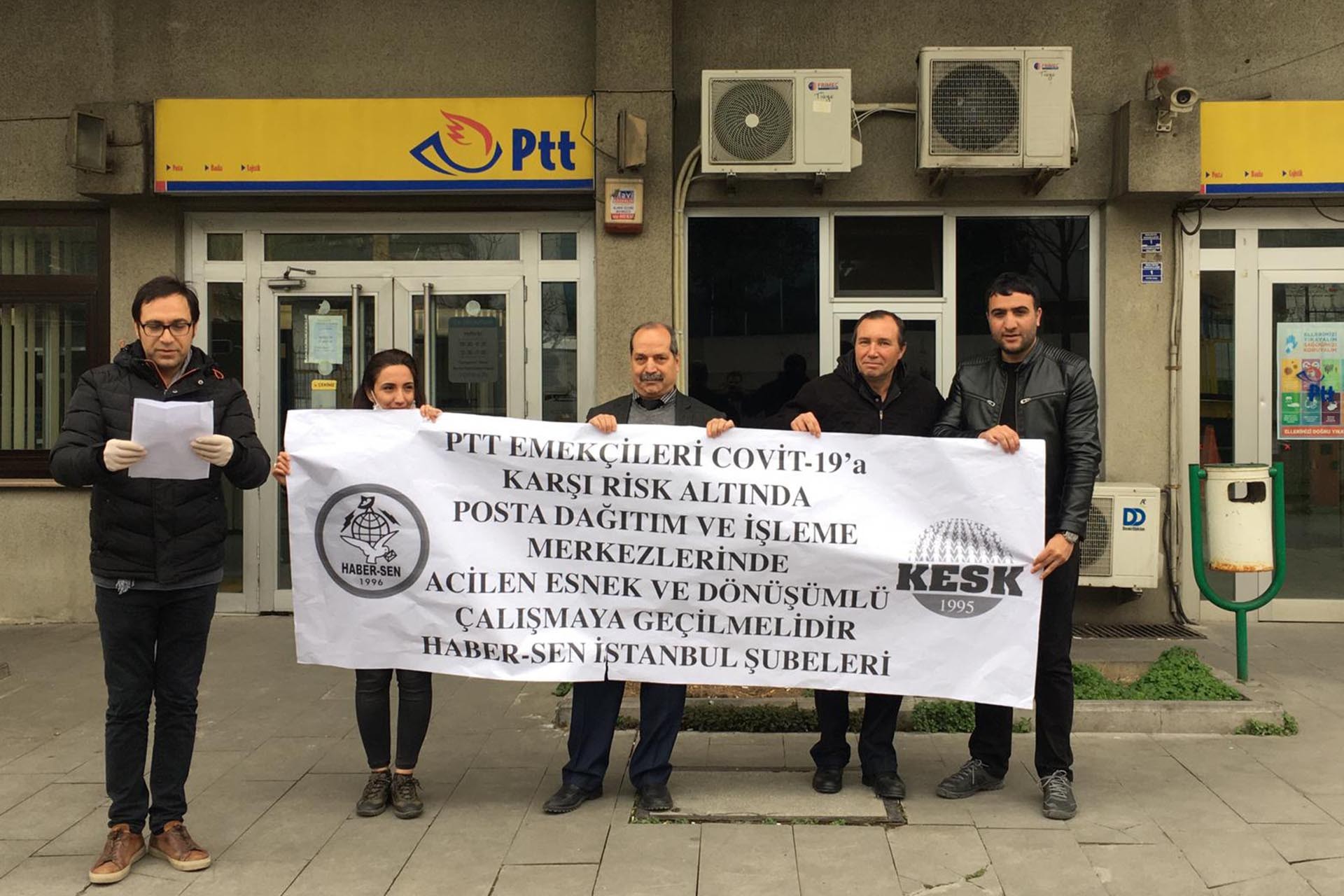 İstanbul Ptt işçileri