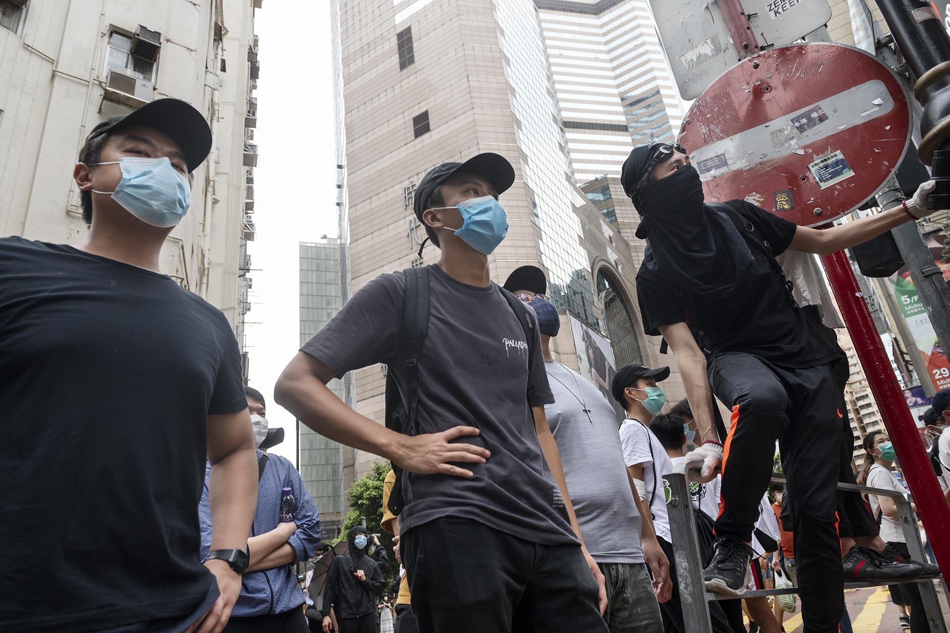 Hong Kong`da Çin`in yeni güvenlik yasası girişimi protesto edildi.