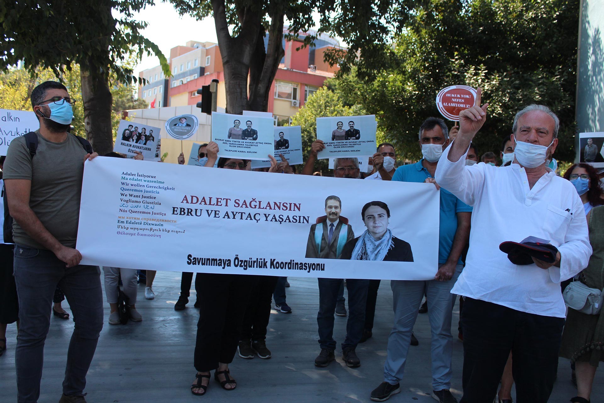 Ölüm orucundaki avukatlar için yapılan açıklama