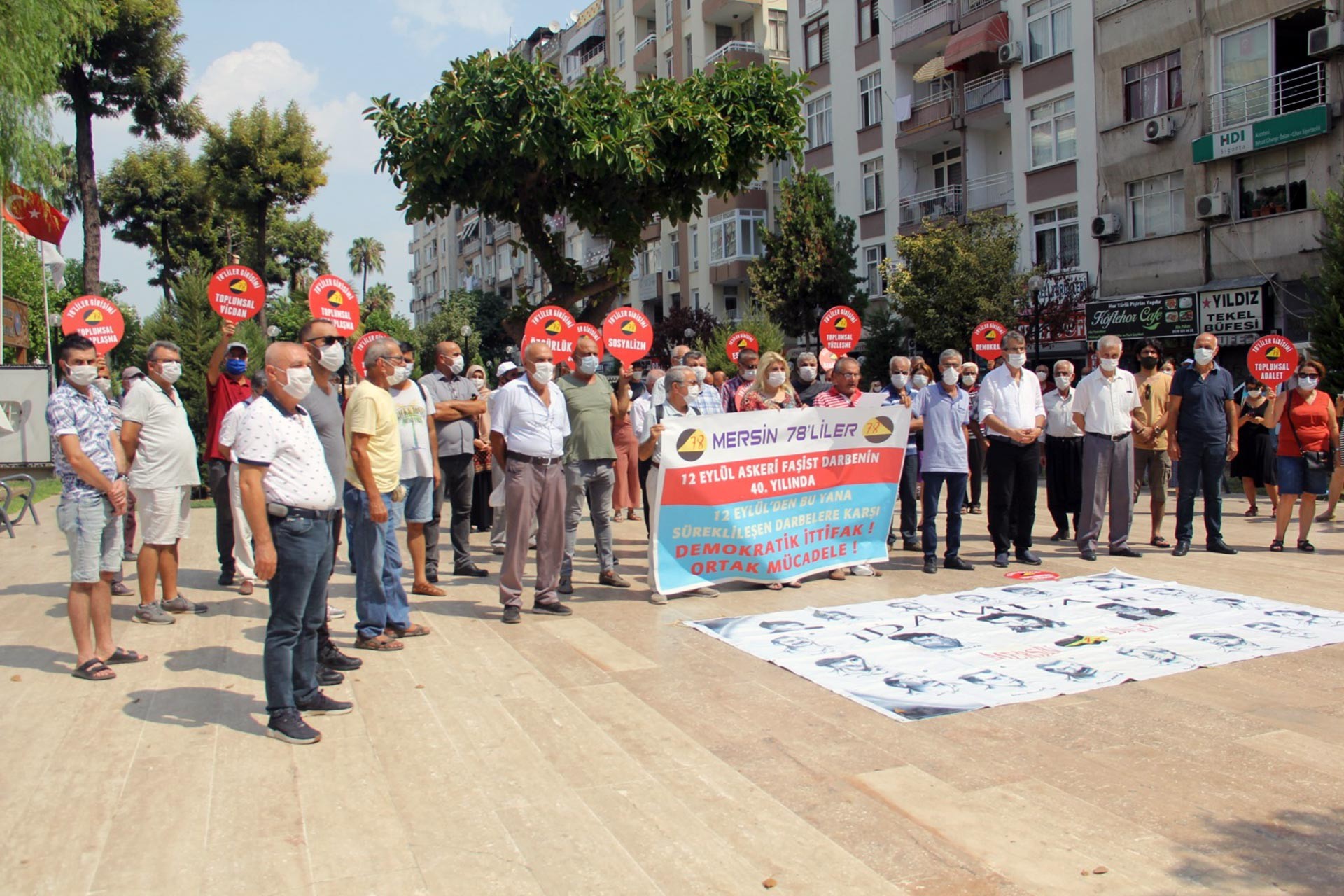 Mersin'de 12 Eylül açıklaması