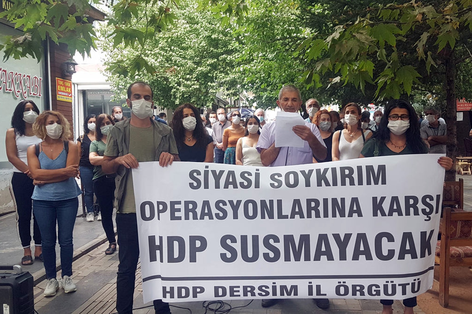 Dersim'de basın açıklaması düzenlendi